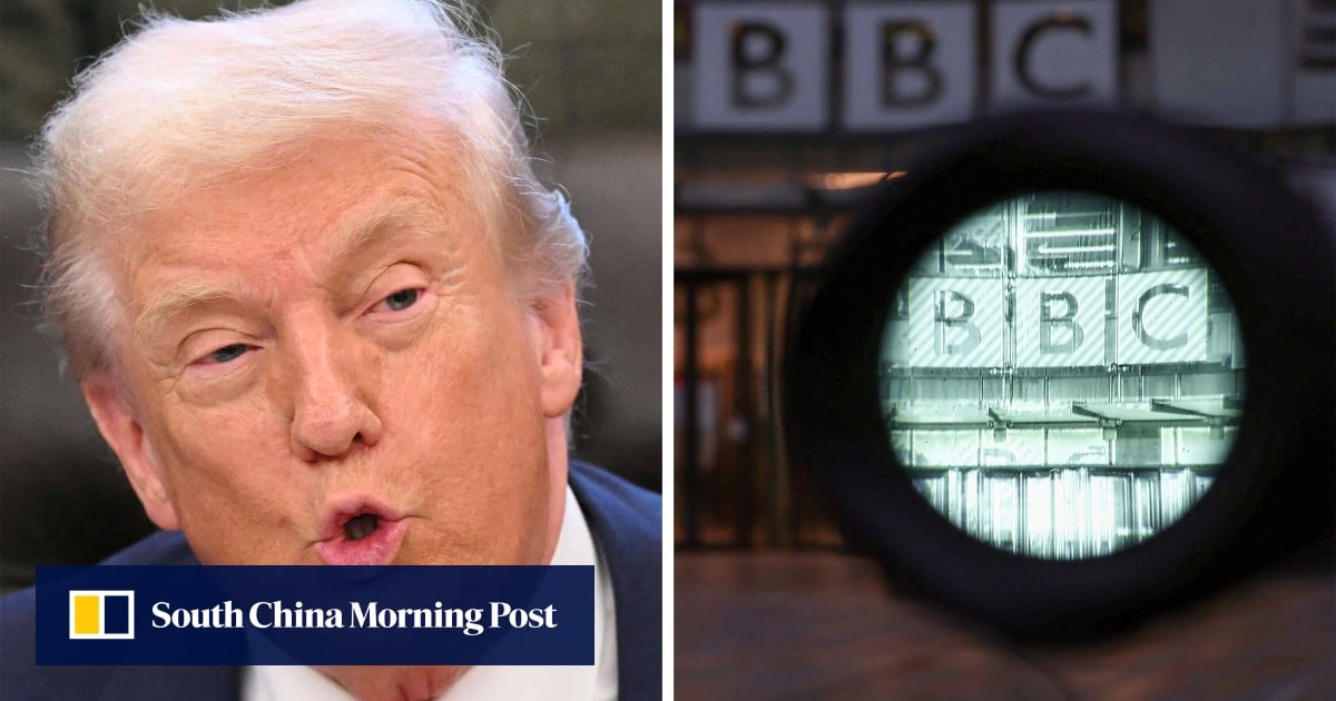 Trump’s US$10 billion BBC defamation suit going to trial in 2027 in Florida