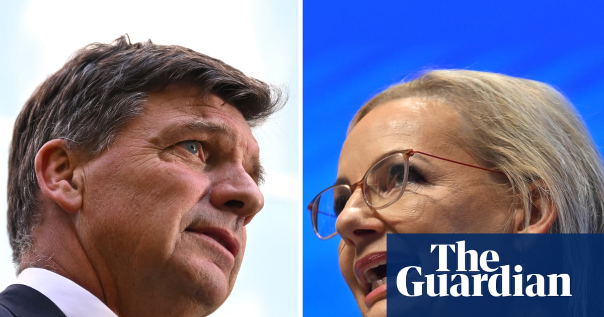 Angus Taylor becomes opposition leader after defeating Sussan Ley in Liberal party leadership ballot