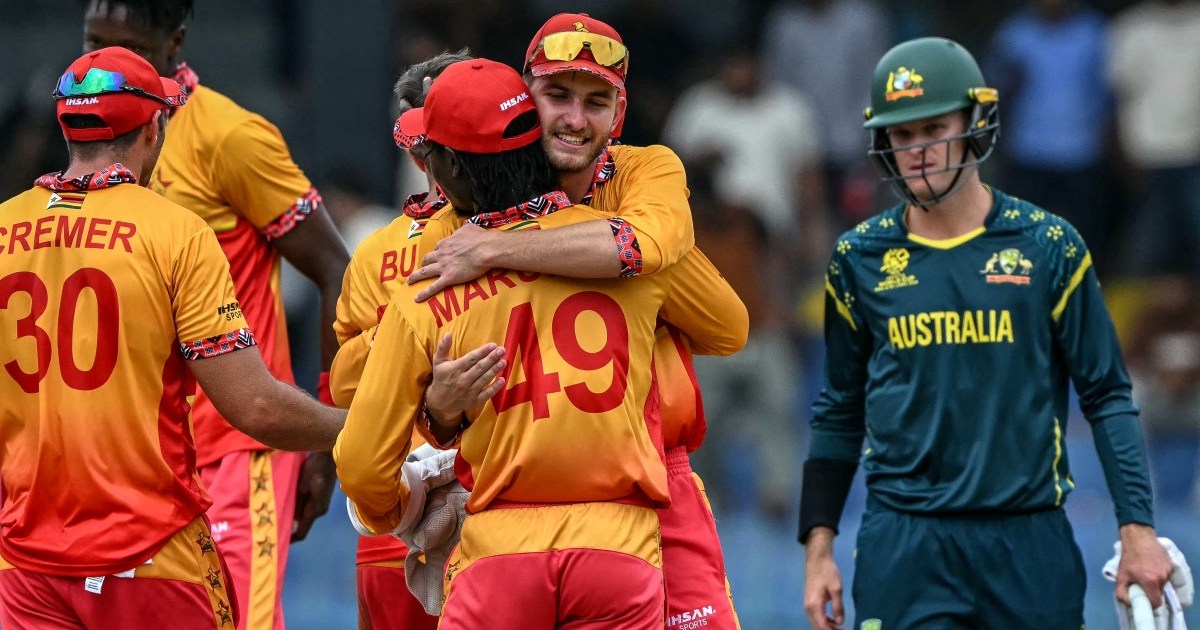 Zimbabwe shock Australia in huge upset at T20 World Cup