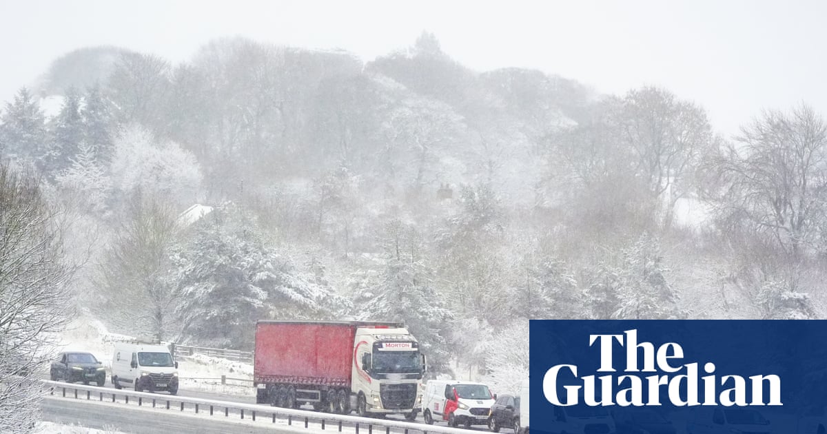 UK weather: major road across Pennines shut as Arctic blast brings snow and ice
