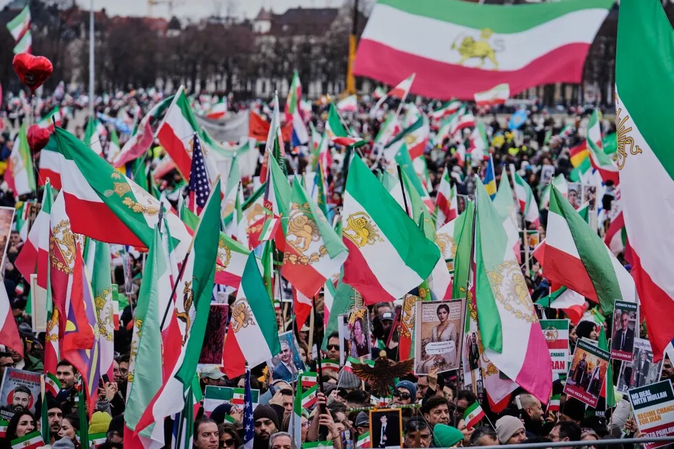 Iran’s crown prince says ahead of protests that inaction against Tehran encourages bullies