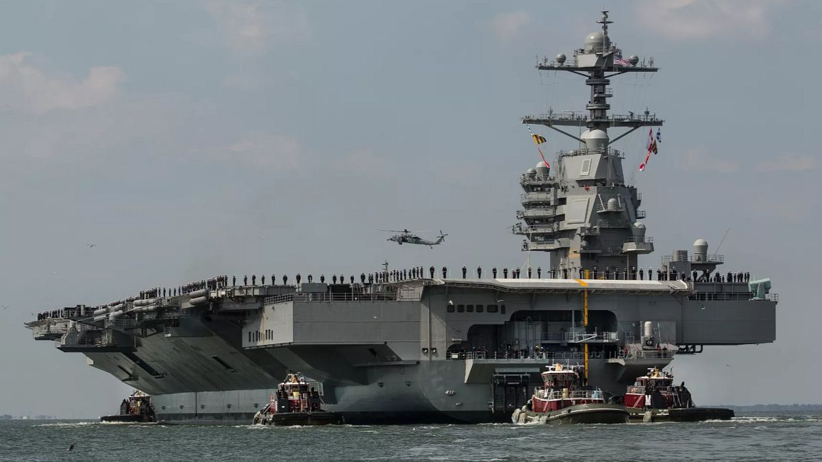 US sending aircraft carrier to South America, Pentagon says in major escalation of military buildup