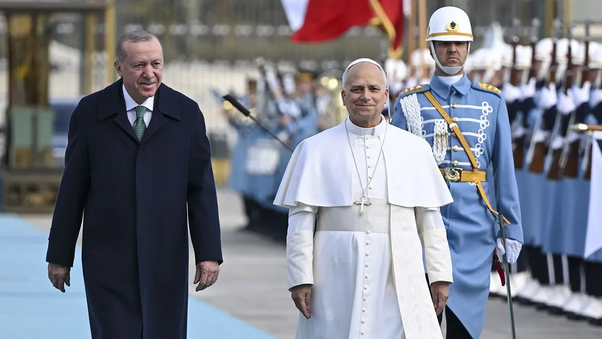Pope Leo XIV opens first foreign trip in Turkey with a visit to Christianity’s early heartlands