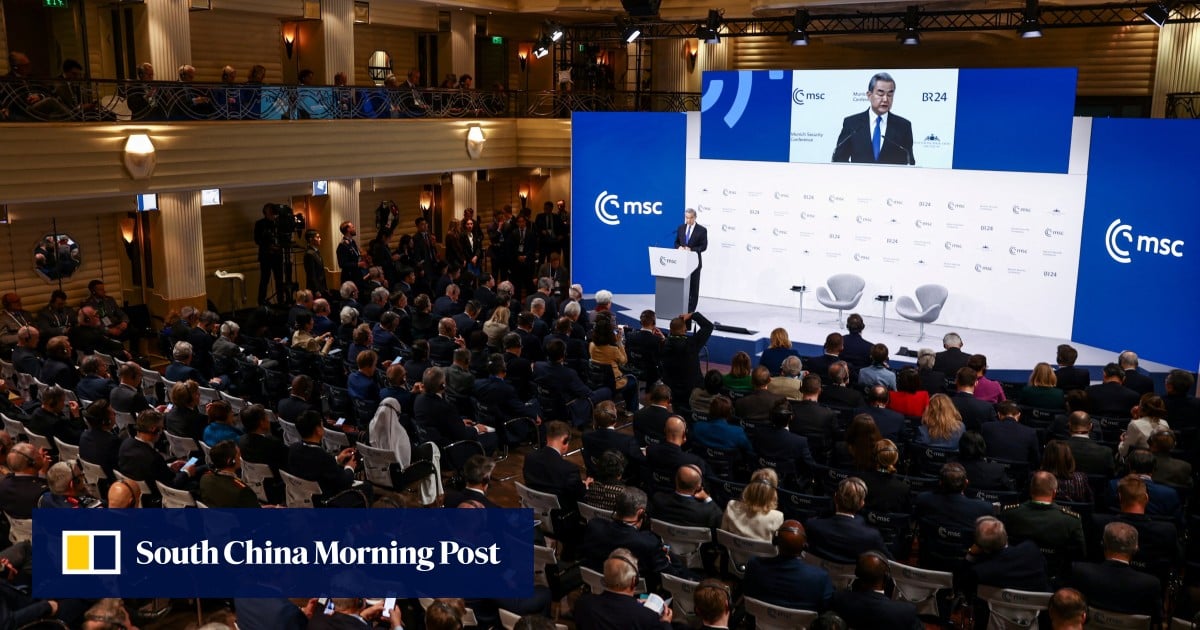 As transatlantic divorce plays out in Munich, China enjoys the silence