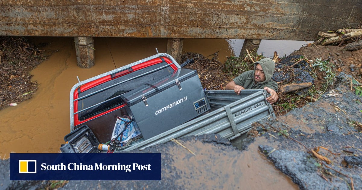 ‘Absolutely terrifying’ New Zealand storm leaves 30,000 homes without power