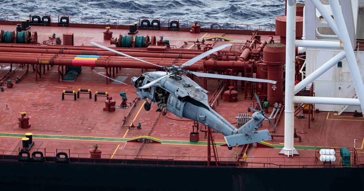 US forces board tanker in Indian Ocean that fled Trump’s Venezuela blockade