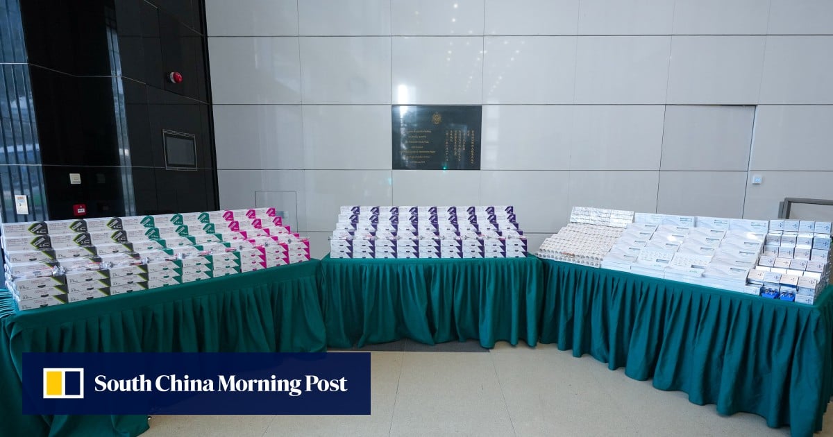 Hong Kong customs arrests 4, seizes HK$140 million of smuggled illicit medicines