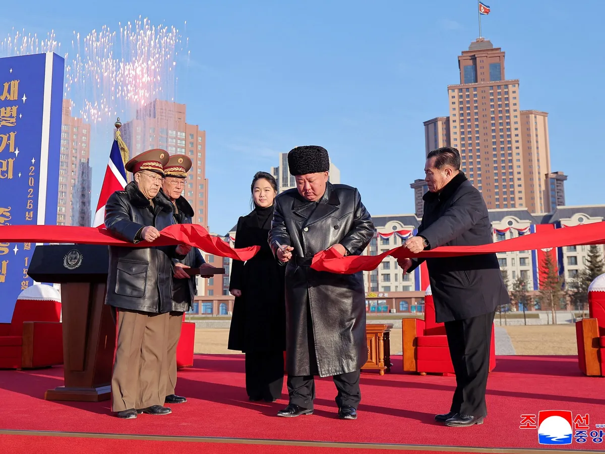 North Korea’s Kim unveils homes for families of fallen soldiers