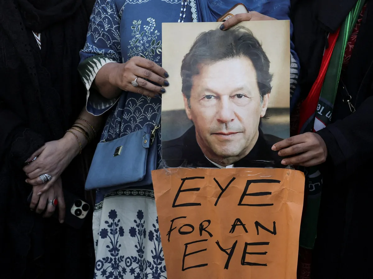 Imran Khan’s sister rejects Pakistan gov’t claim jailed ex-PM’s vision fine