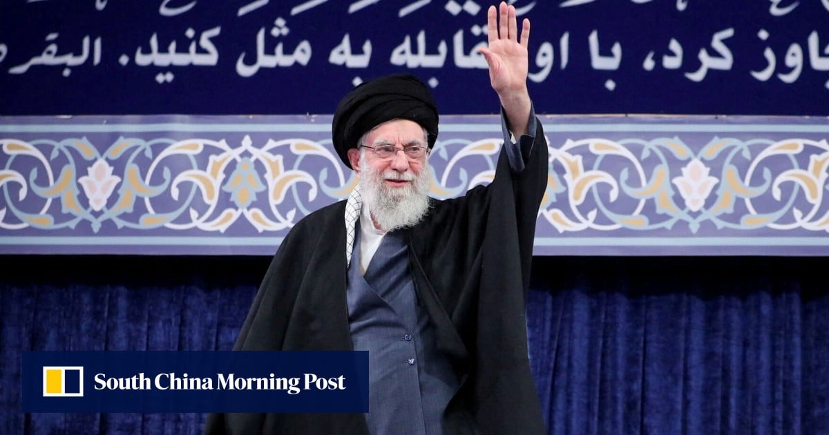 Iran fires missiles, Khamenei threatens to sink US warship as nuclear talks start