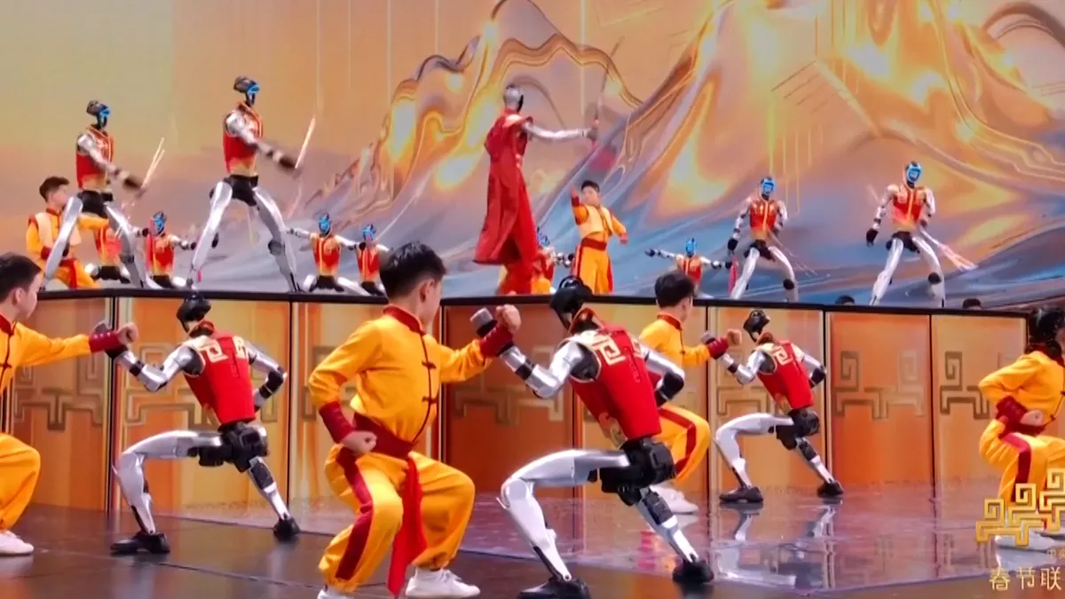 Video: Humanoid robots take centre stage at China’s Lunar New Year show