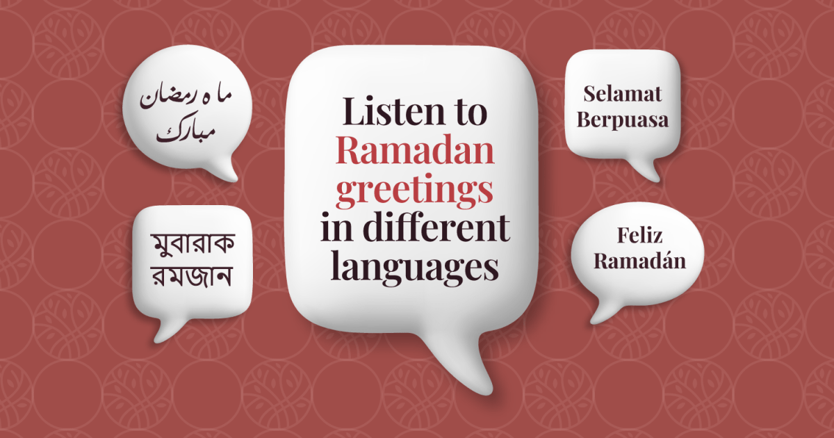 Ramadan Mubarak 2026: Hear greetings in different languages