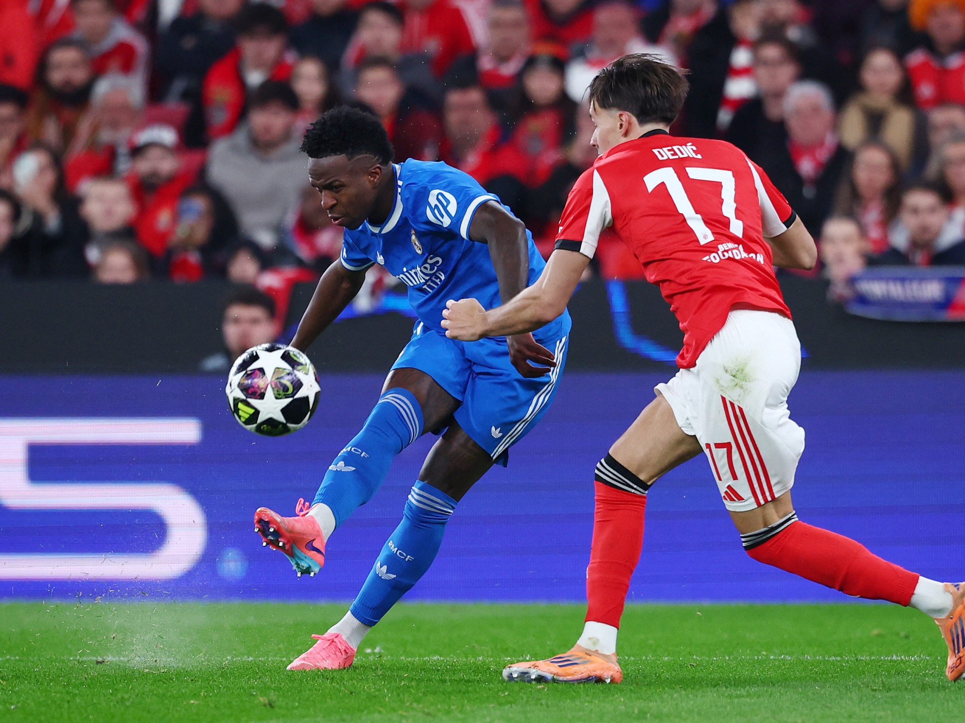 Vinicius earns Real Madrid 1-0 win at Benfica in match marred by racism row