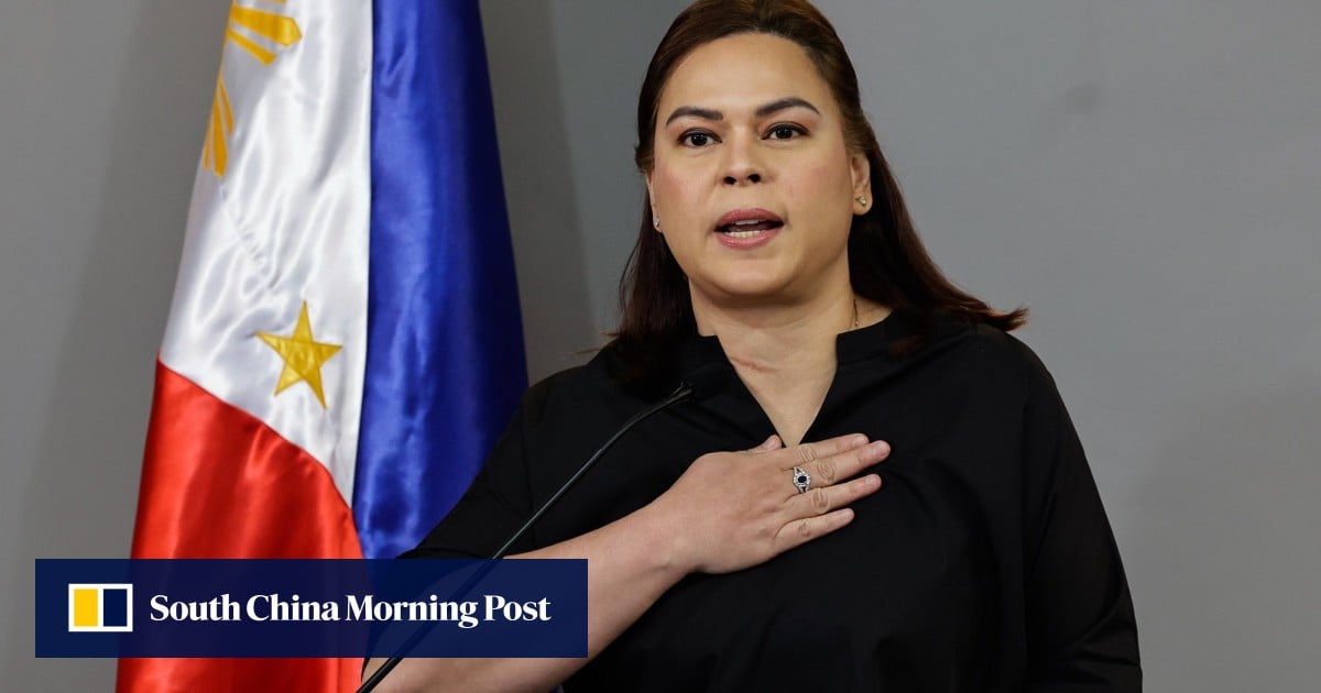Philippines’ Sara Duterte throws hat in the ring for 2028 presidential run