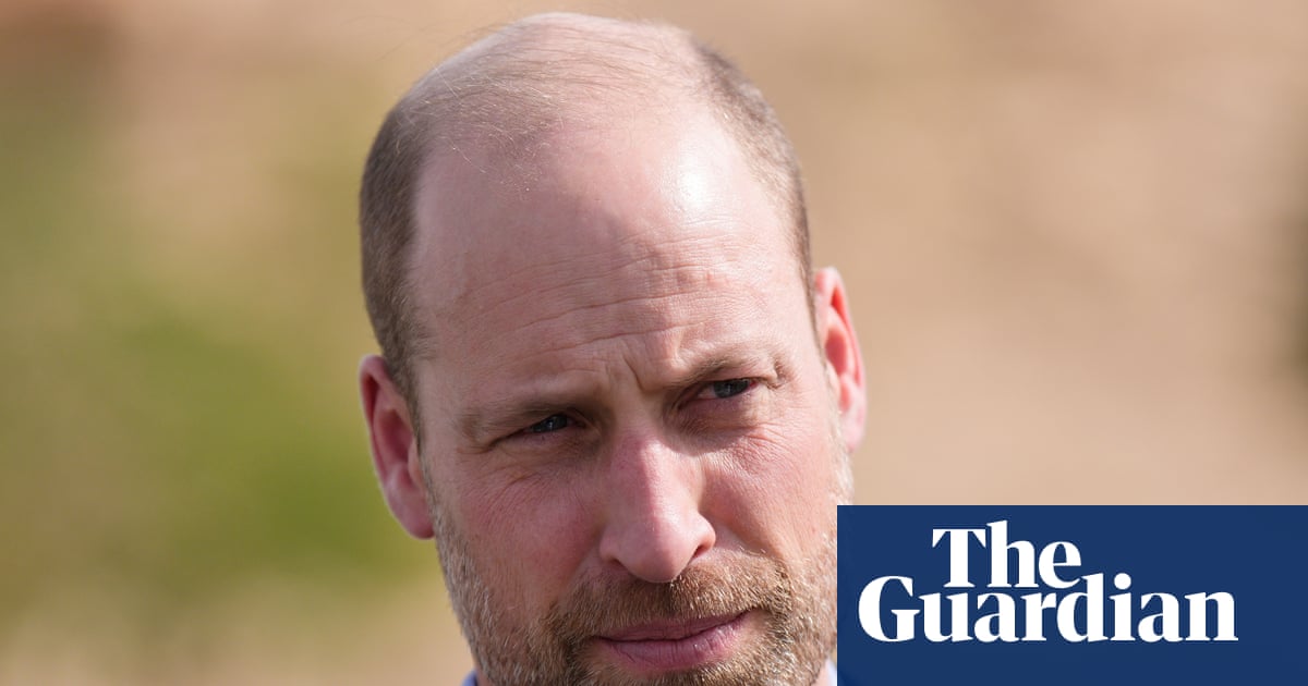 Suicide rates for UK men are a ‘national catastrophe’, says Prince William