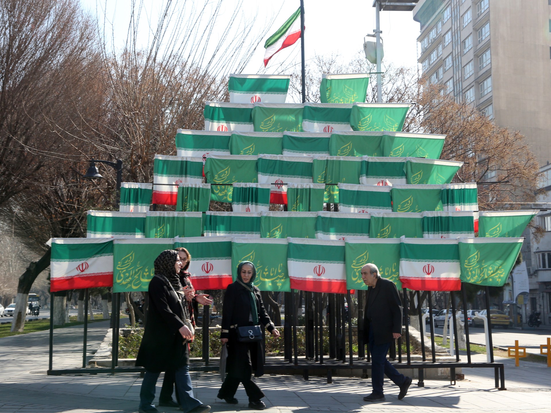 Iranian families mark protest killings as schools observe strikes