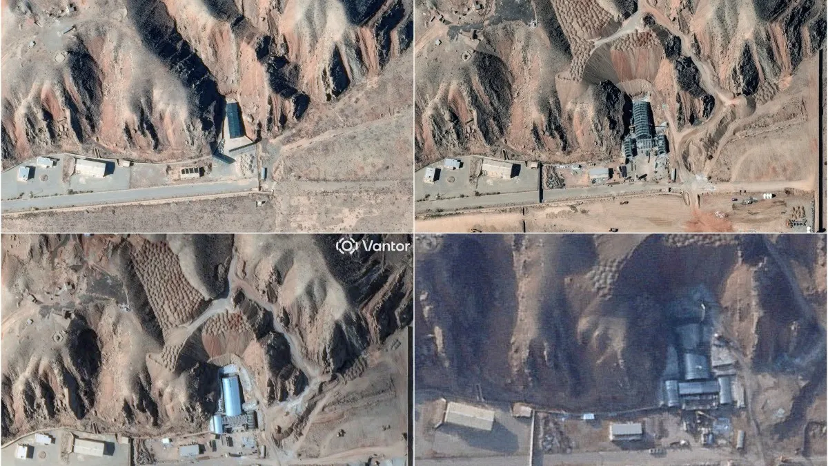 Iran builds concrete shield at military site amid acute US tensions