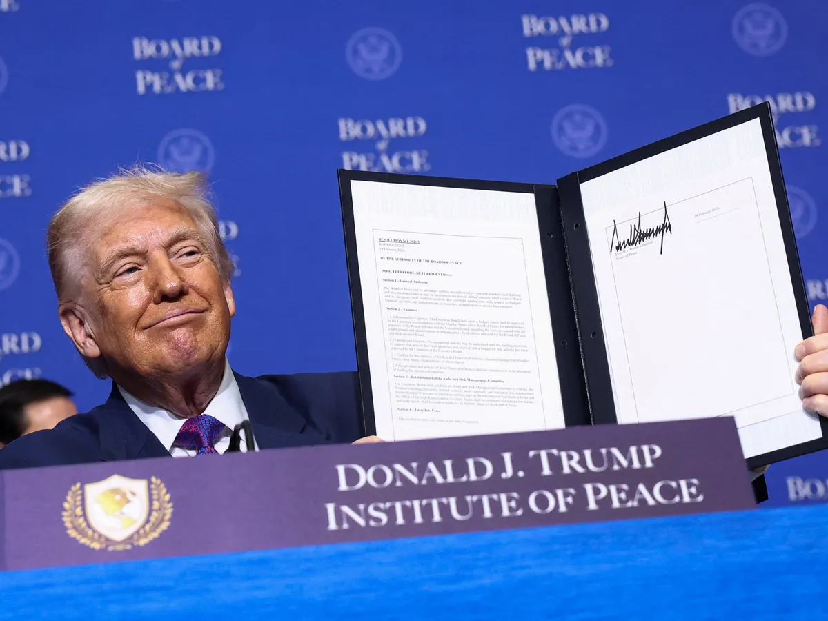 Trump announces billions of dollars in Gaza aid at Board of Peace meeting