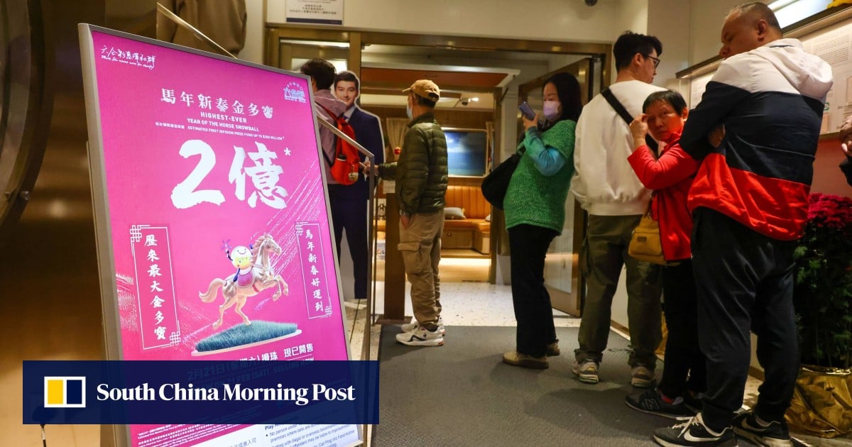 Hongkongers line up for shot at record HK$200 million Mark Six draw