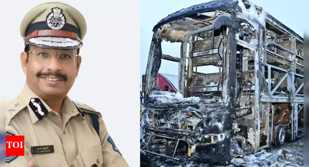 ‘Drunk drivers are terrorists’: Hyderabad top cop on Kurnool bus fire