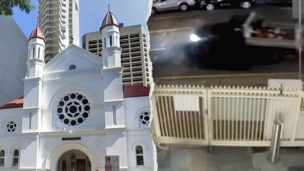 Truck caught on camera plowing into famed Australian synagogue in alleged hate crime