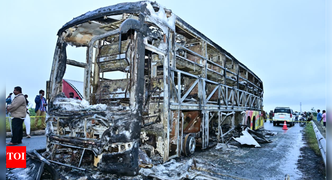 Skidded bike, panicked driver: How events unfolded in Kurnool bus fire