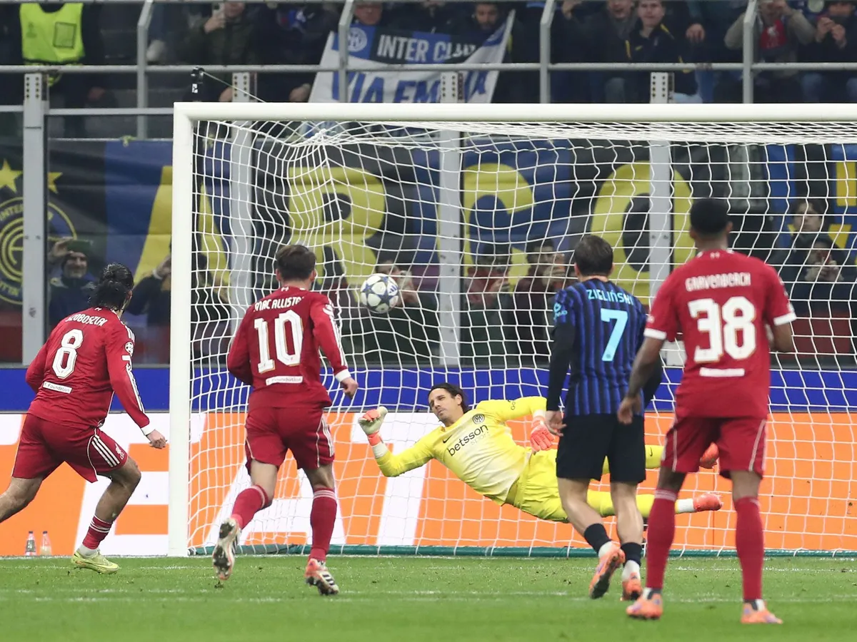 Liverpool snatch win at Inter Milan with late penalty from Szoboszlai