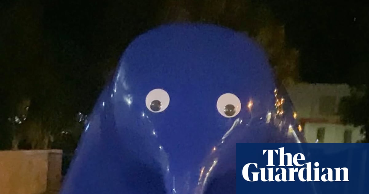 A vision splendid or eyesore? South Australian court to rule on ‘Blue Blob’ sculpture vandalism charge