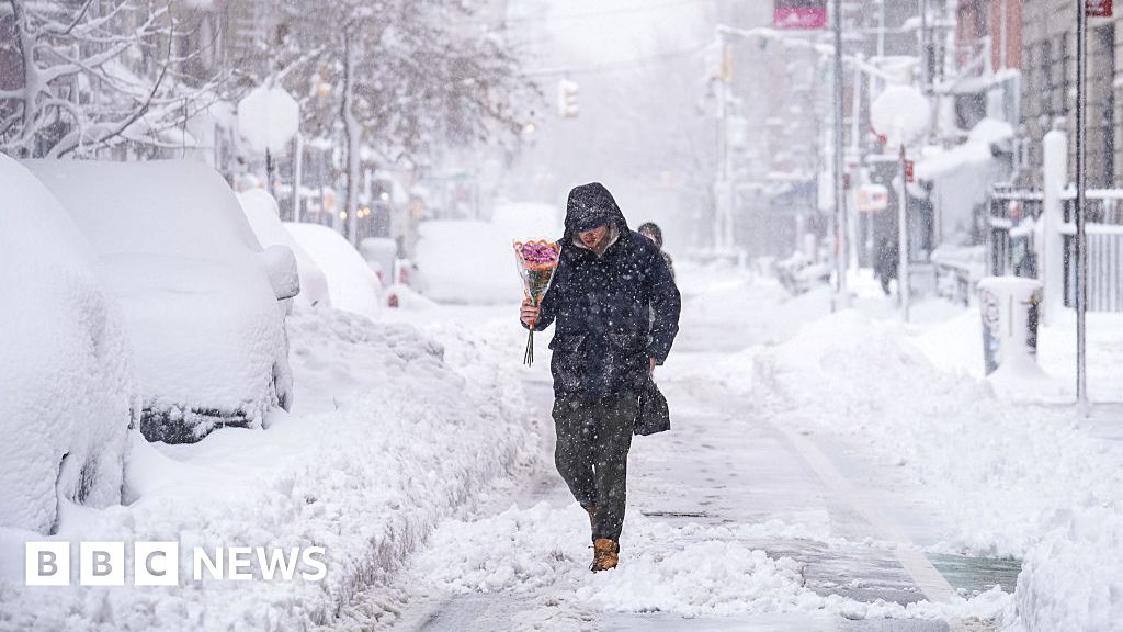 More than 5,000 flights cancelled as US east coast digs out of record snow