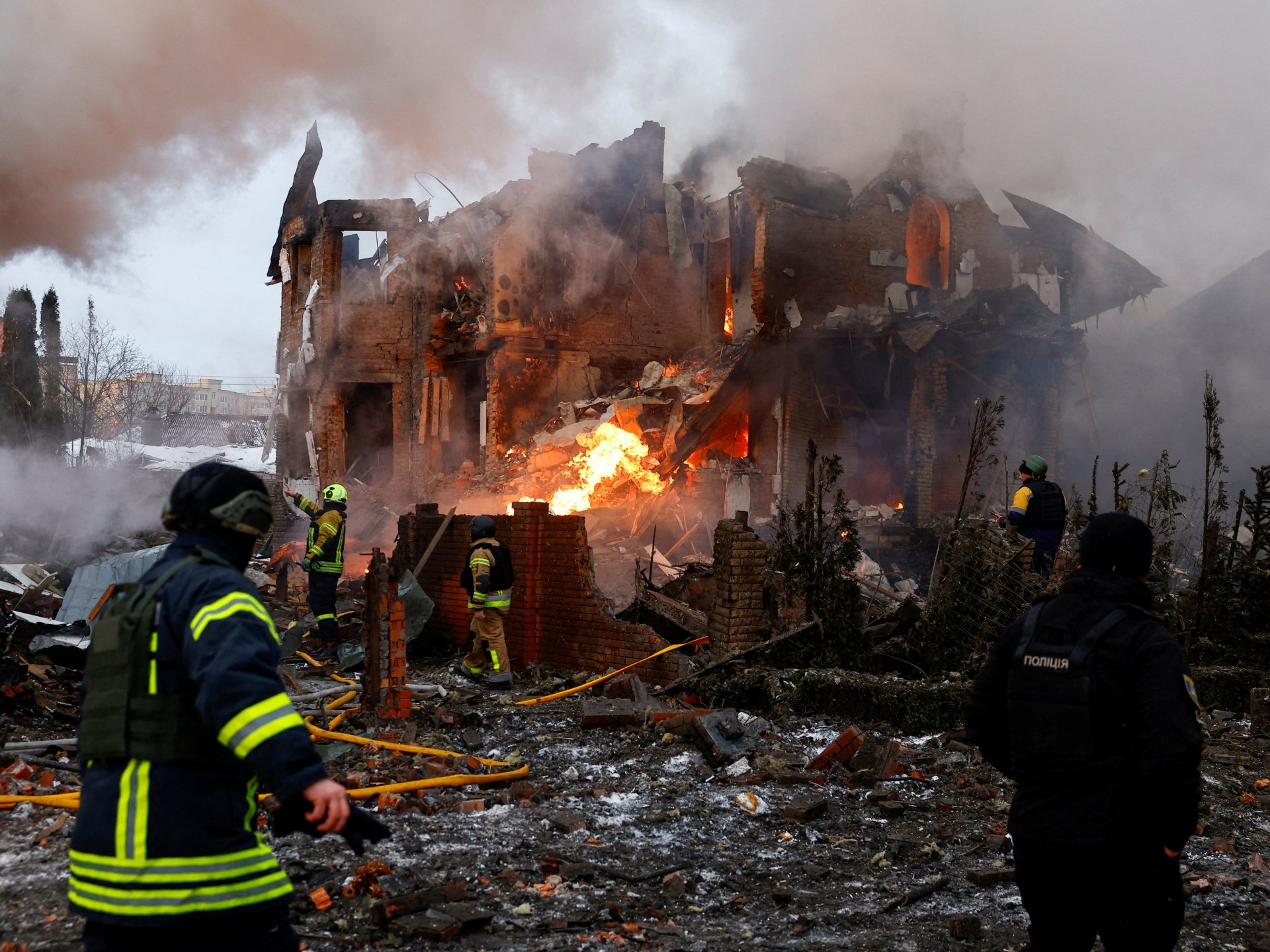 Devastation and frozen frontlines: Ukraine marks four years of Russia’s war