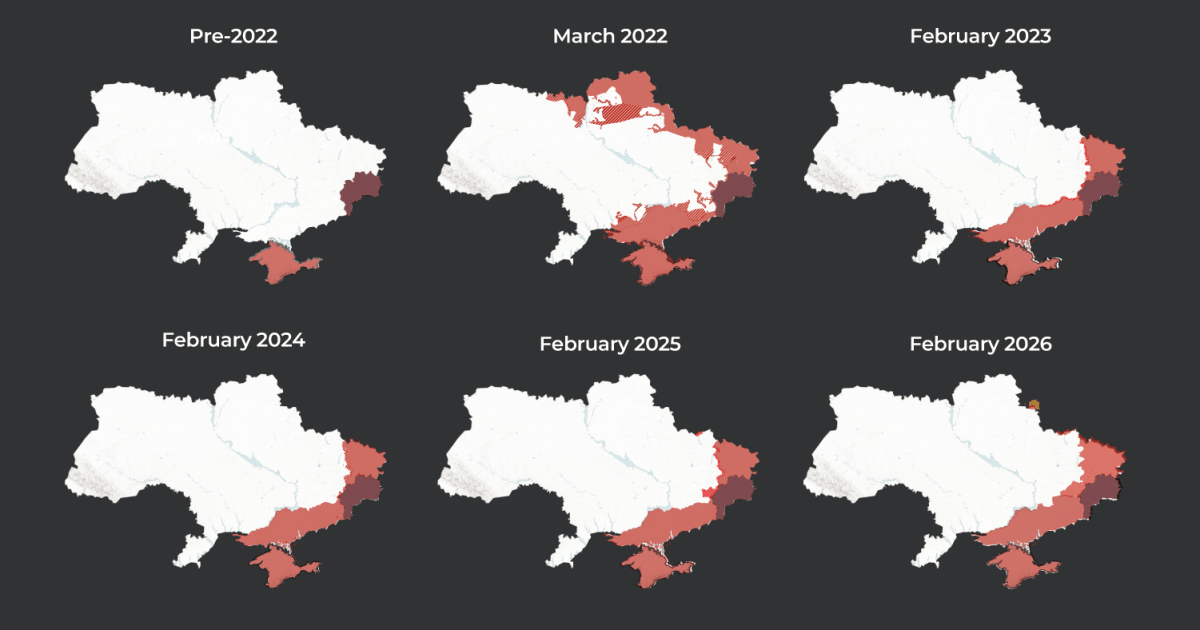 Mapping Russian attacks and territorial gains across Ukraine