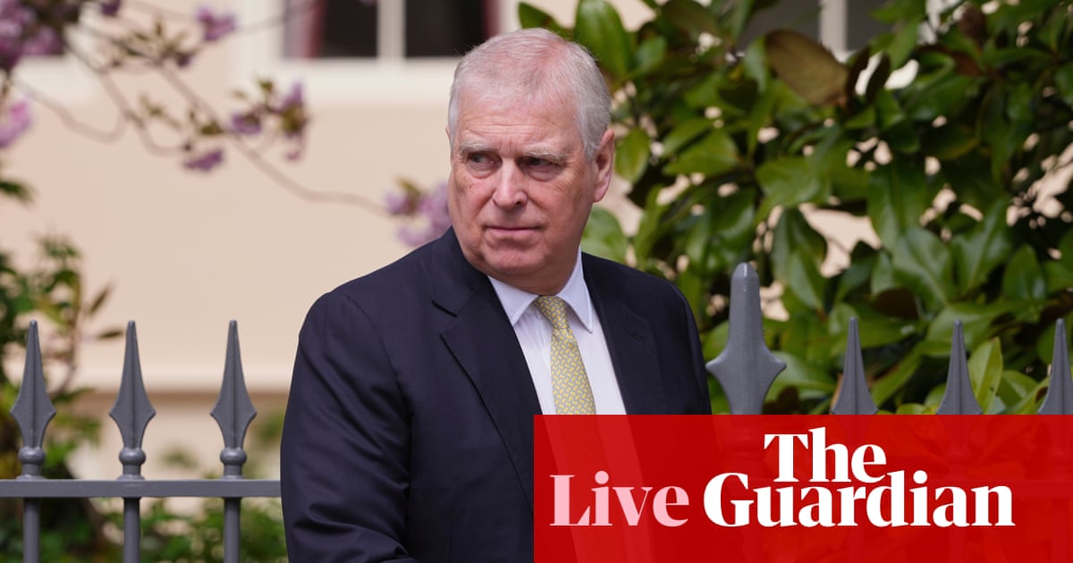 Minister signals government won’t stop MPs voting to publish Andrew trade envoy documents – UK politics live