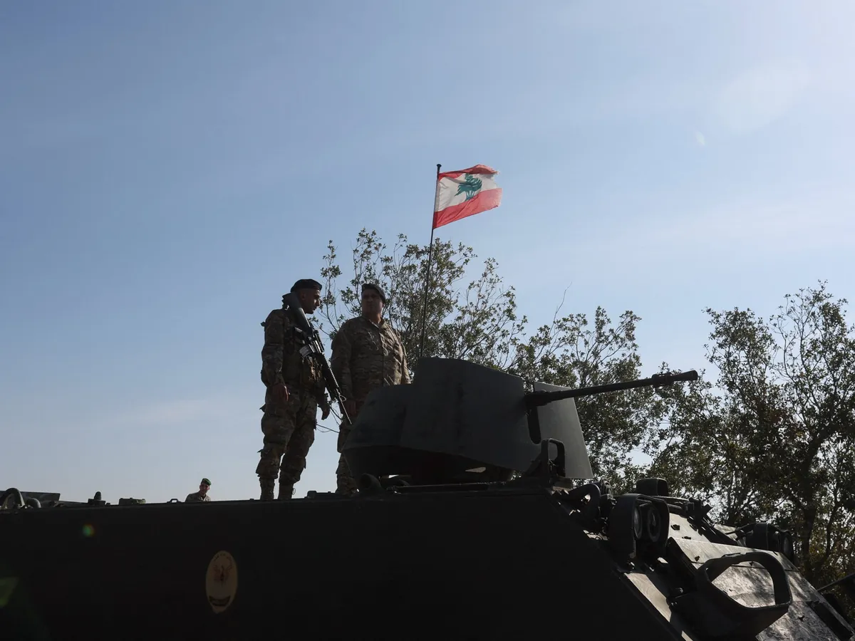 Lebanon’s army tells soldiers to act after post comes under Israeli fire