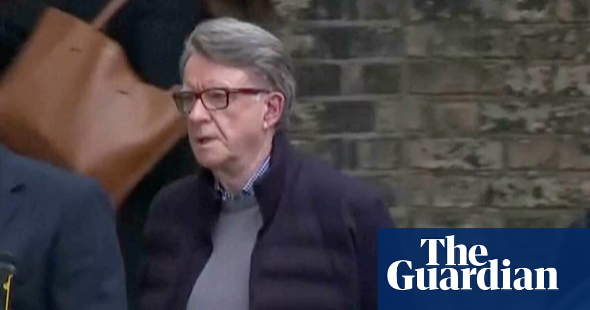 Mandelson accuses police of arresting him over ‘baseless’ claims he planned to flee abroad