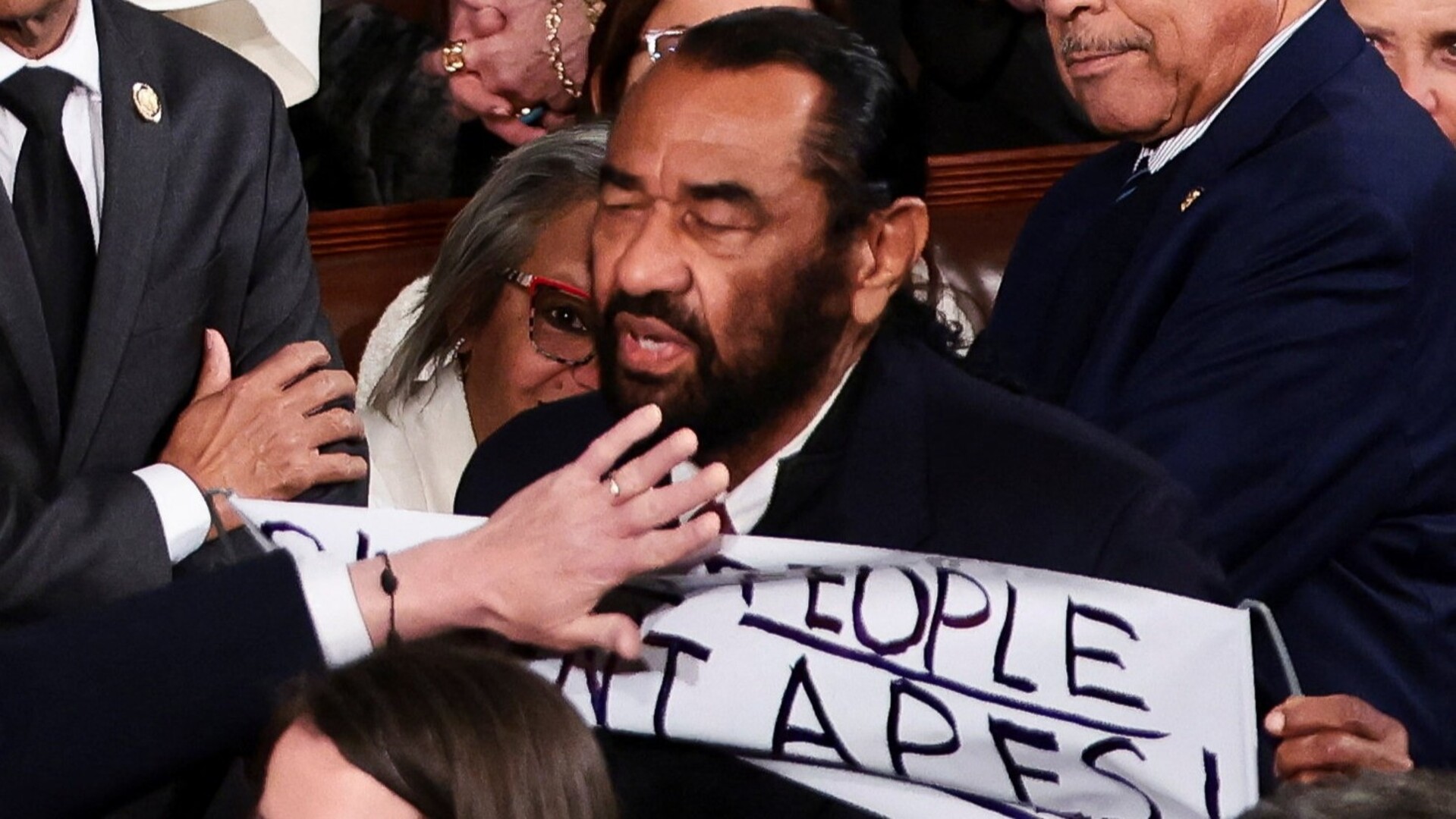 Lawmaker ejected during Trump’s State of the Union address