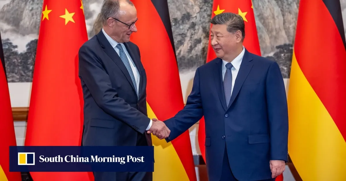 In meeting with Merz, Xi urges efforts to advance China-Germany ties to ‘new levels’