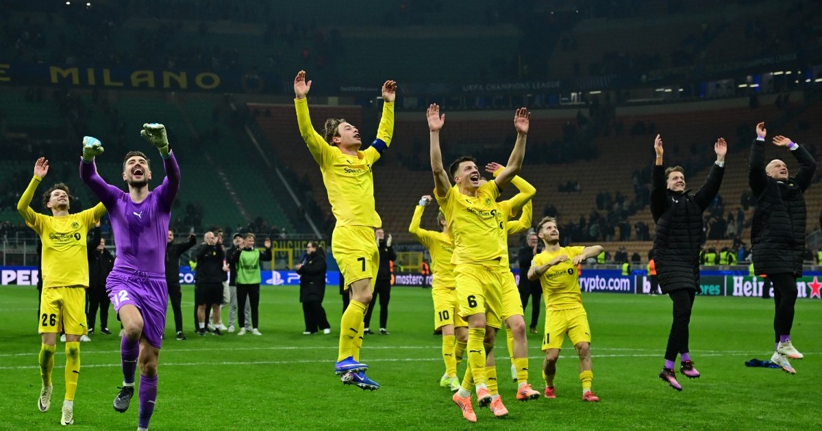 Bodo/Glimt knock out Inter Milan, continue fairytale Champions League run
