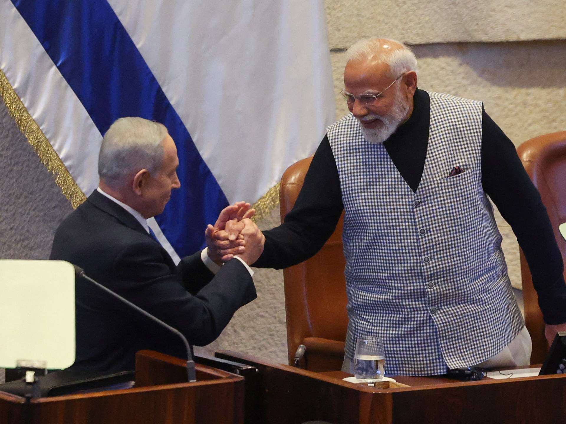India’s Modi tells Israel’s Knesset: ‘No cause justifies killing civilians’