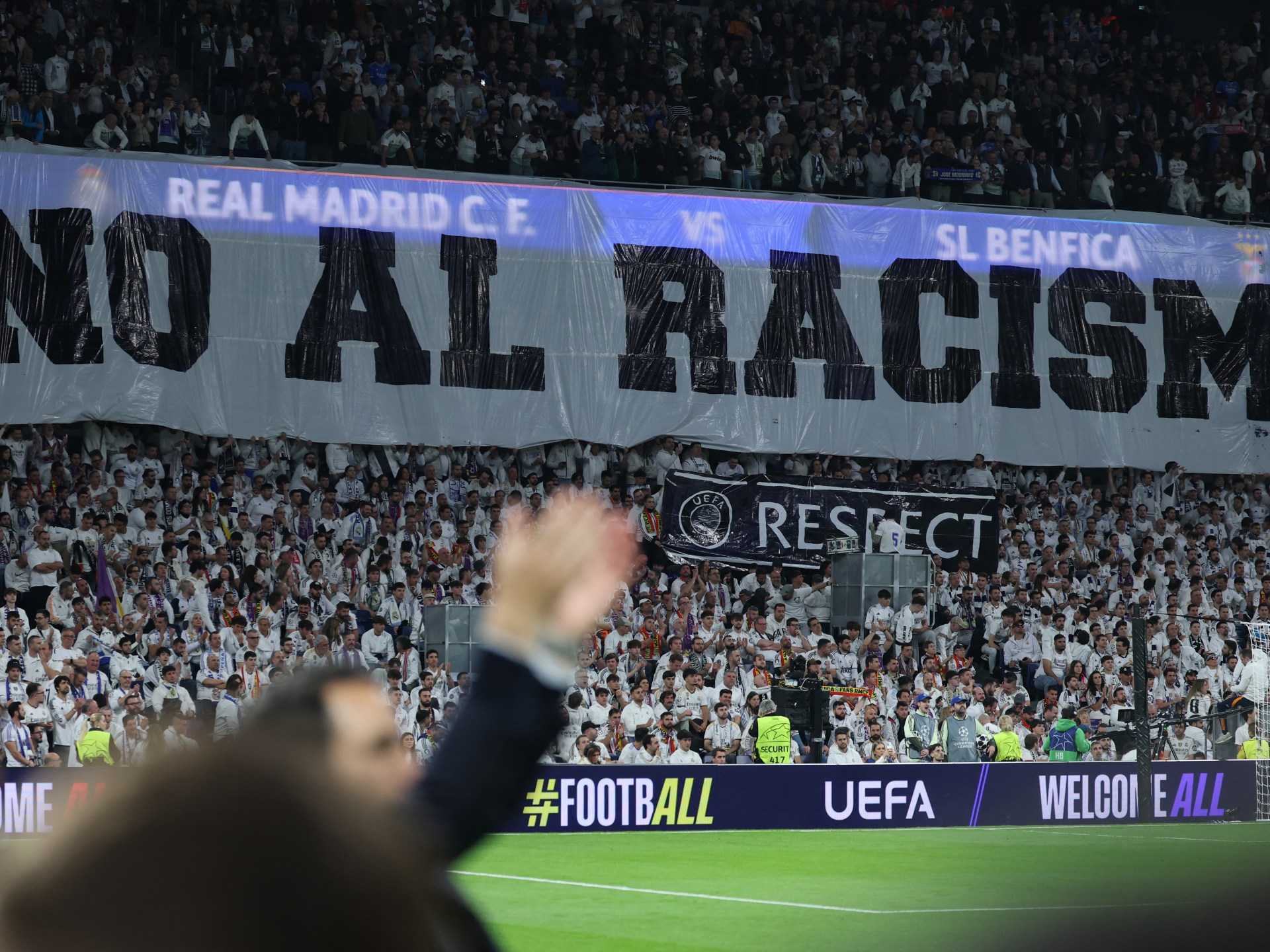 Real Madrid bans club member over Nazi salute during Benfica match