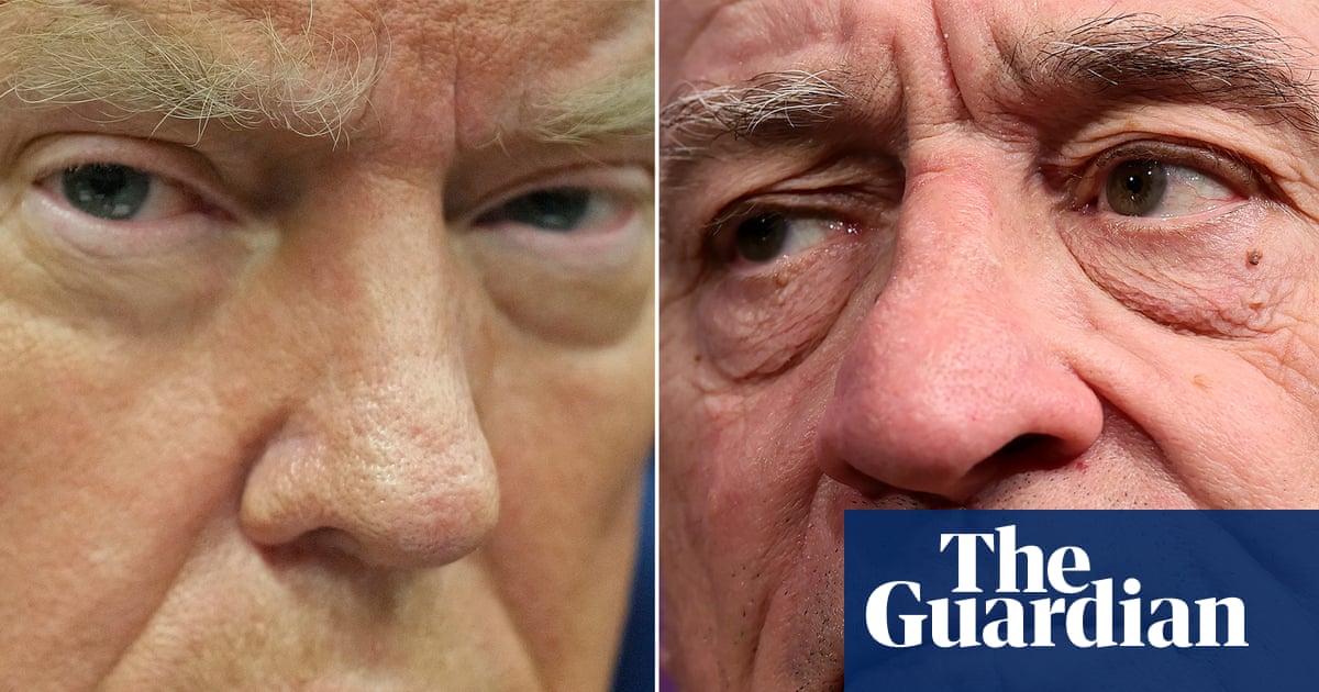 ‘Extremely low IQ and cries like a child’: Donald Trump renews attack on Robert De Niro