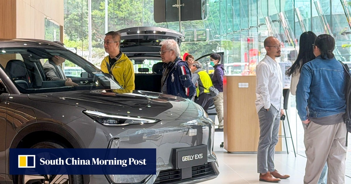 Hongkongers rush to showrooms as EV tax breaks end, ‘quotas’ sell for HK$60,000