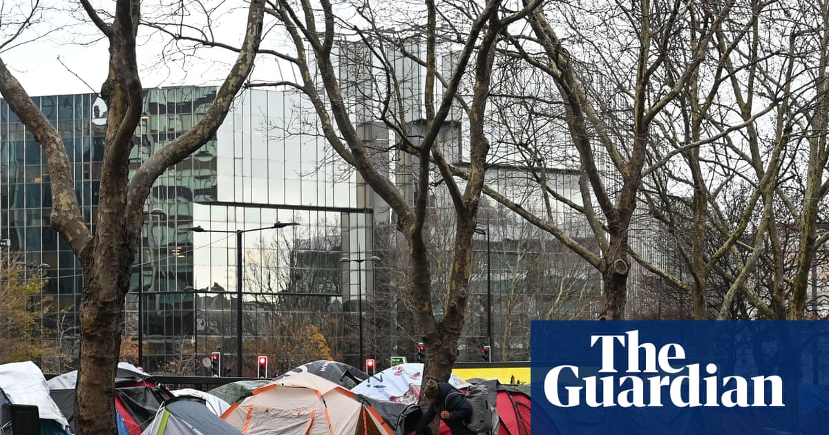 Record number of rough sleepers in England last year, official figures show