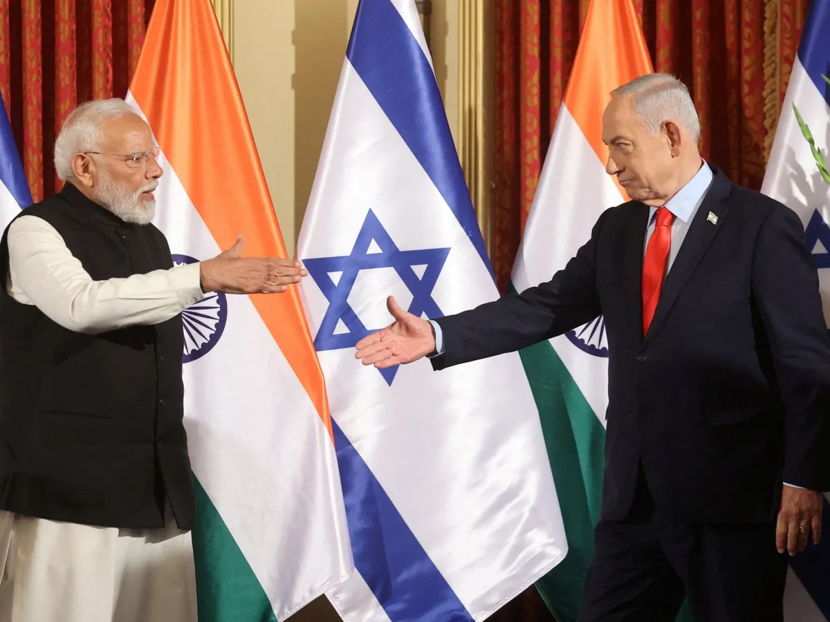 India and Israel pledge to boost cooperation on trade, defence