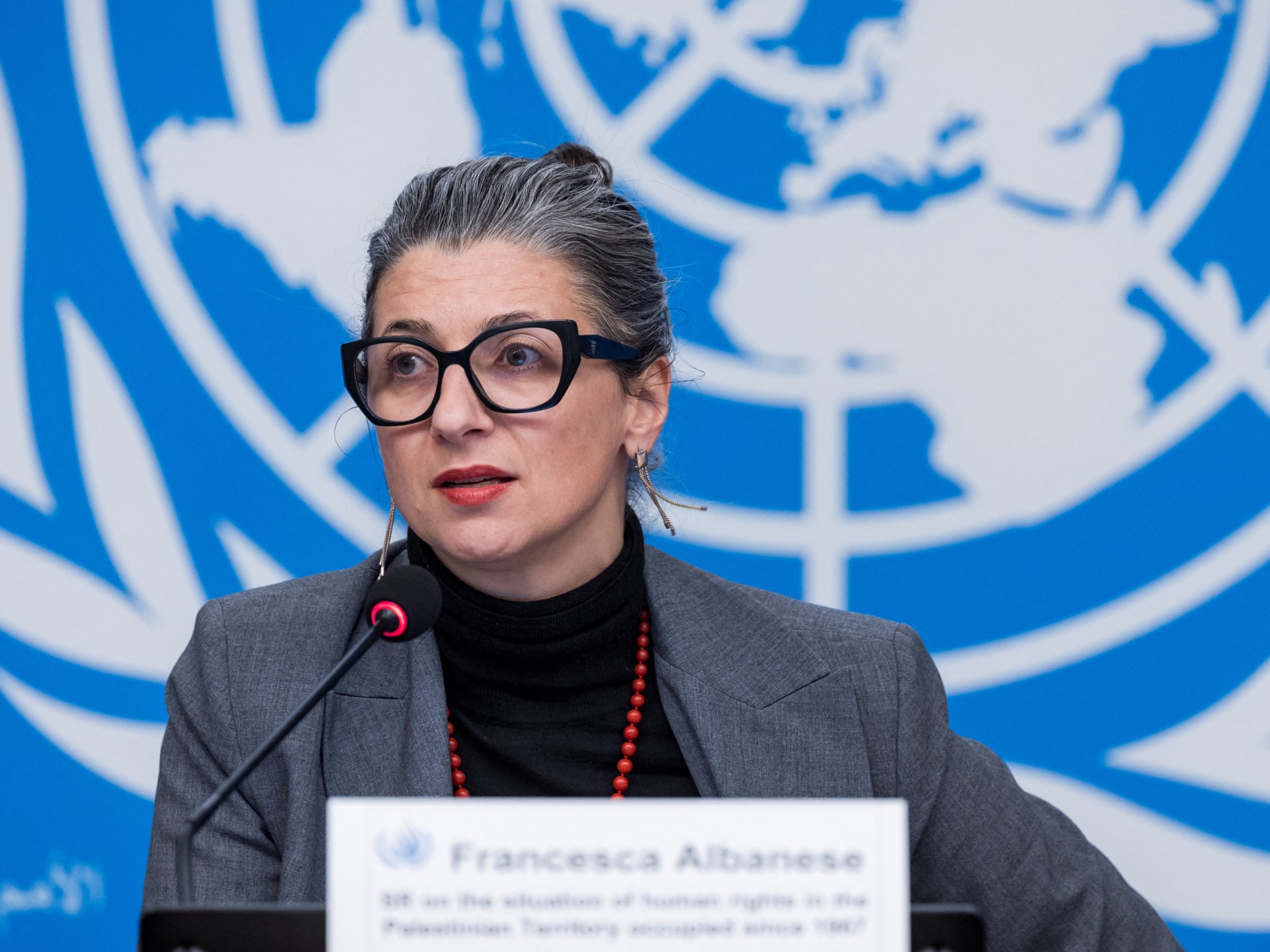 Family of UN rapporteur Albanese sues Trump administration over sanctions