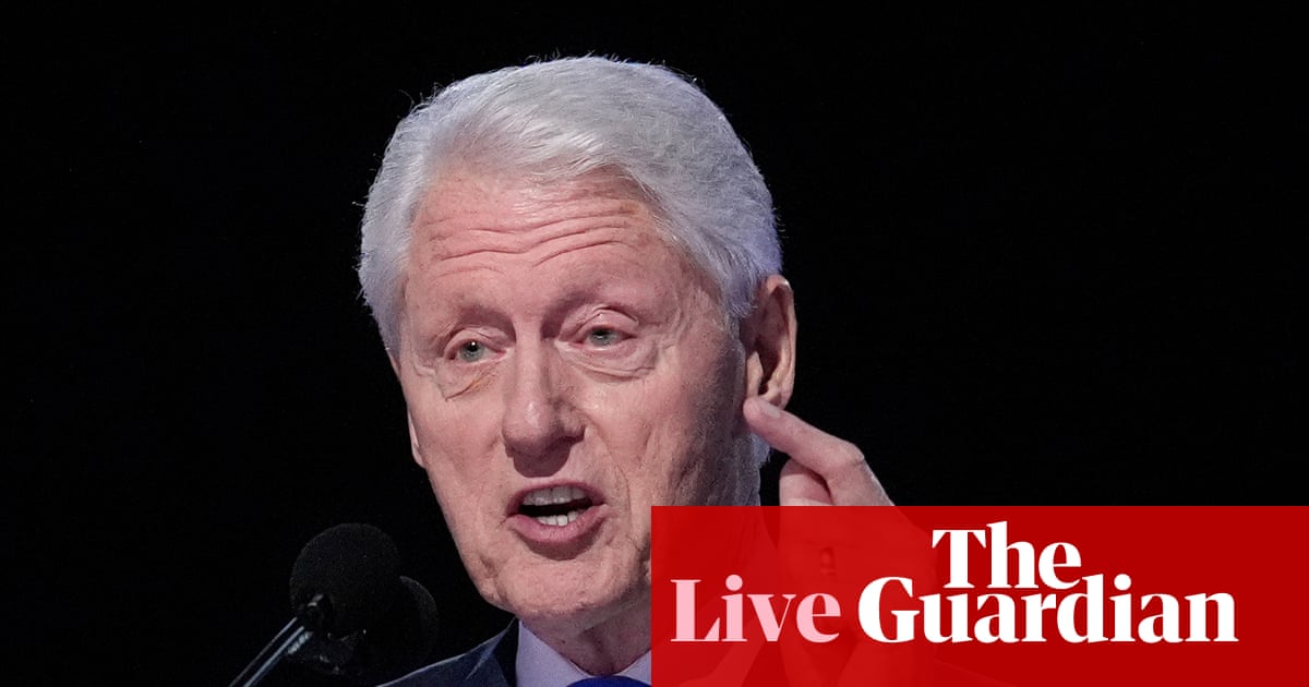 Bill Clinton to face congressional questions over Epstein ties – US politics live