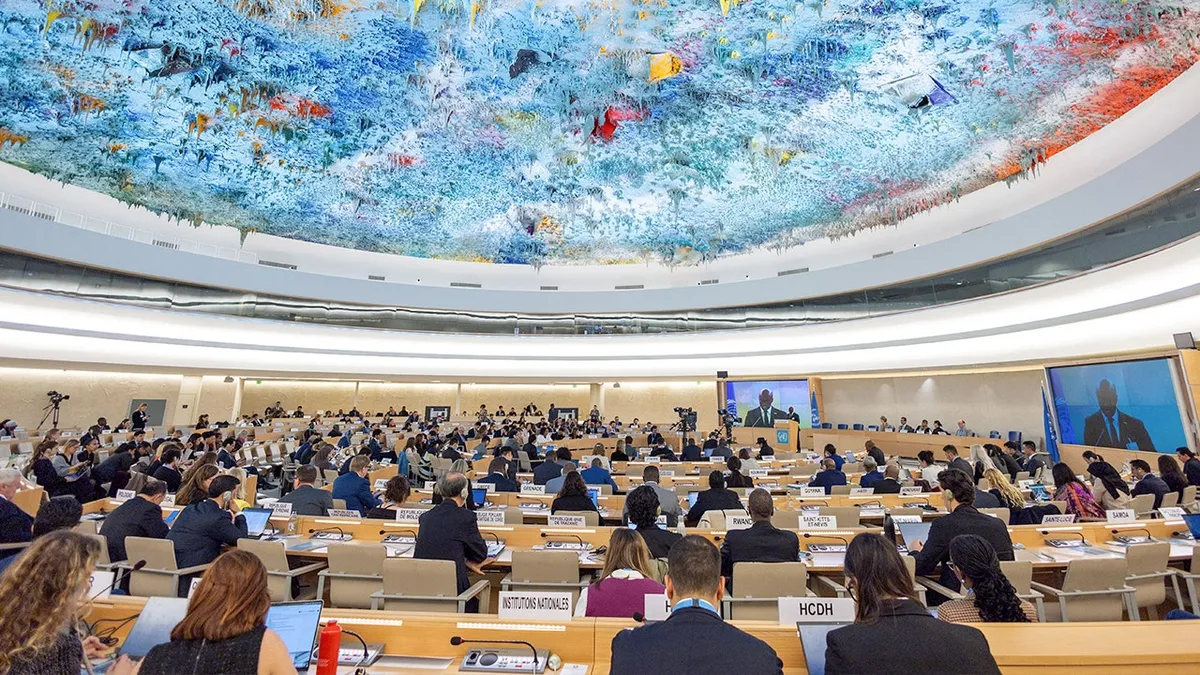 UN Human Rights Council chief cuts off speaker criticizing US-sanctioned official