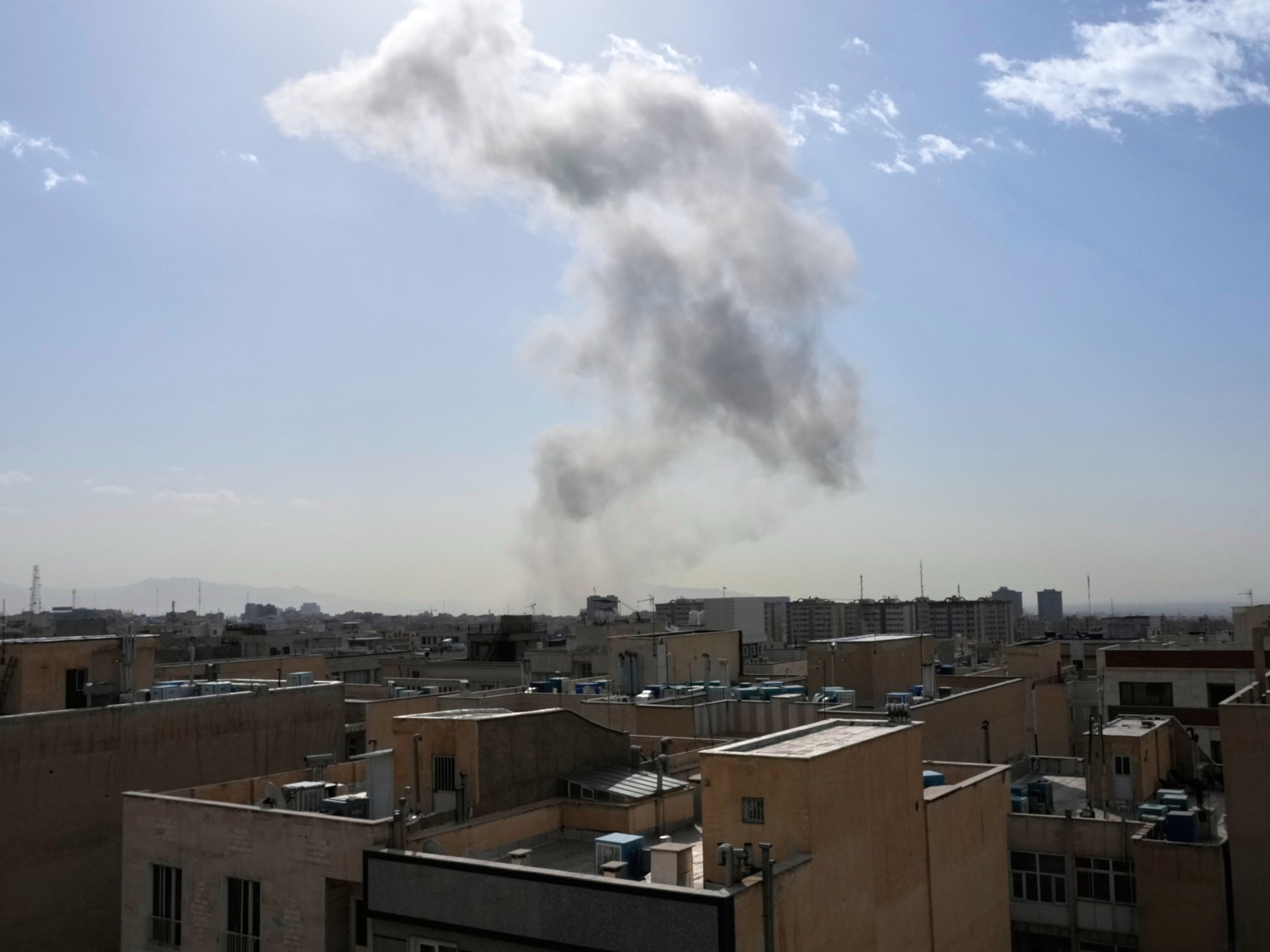 Israel launches attack on Iran, explosions in downtown Tehran