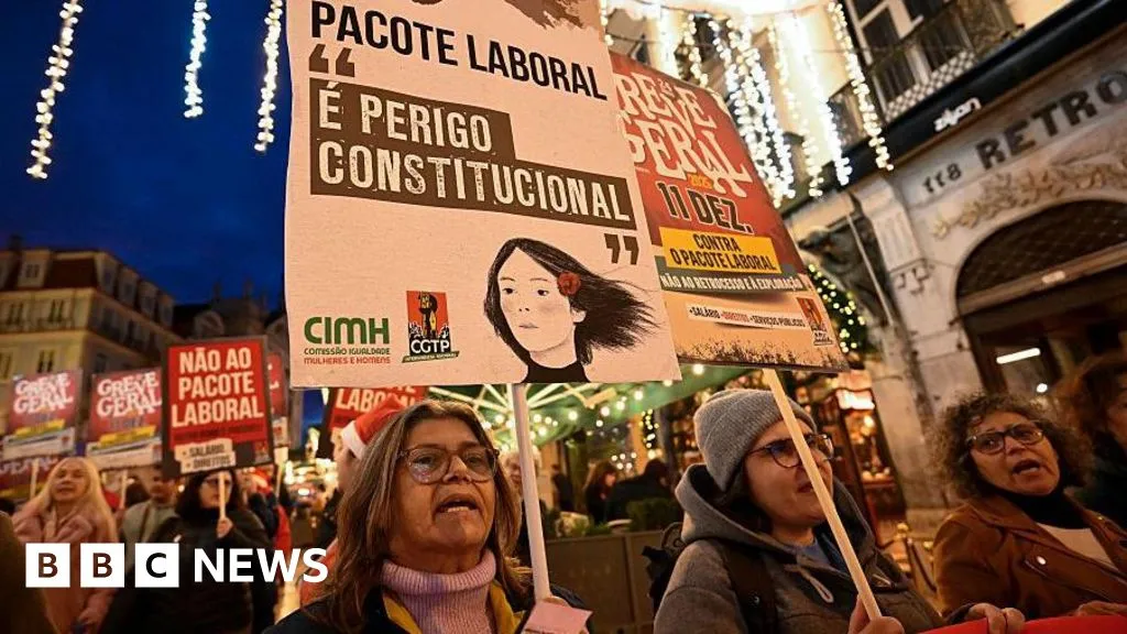 Portugal braced for mass disruption in first general strike for 12 years