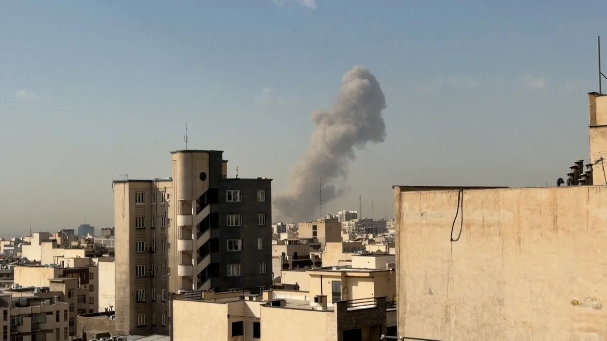 Explosions heard in Tehran as Israeli launches attacks