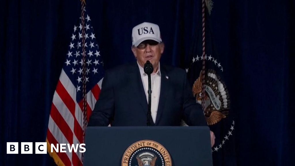 Watch: Trump announces 'major combat operations' in Iran